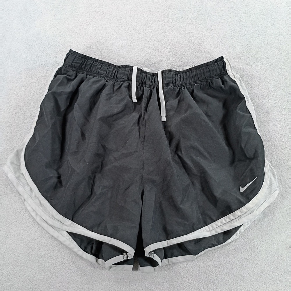 Nike Womens Tempo Running Shorts Black Medium Dri-FIT Mesh Panels